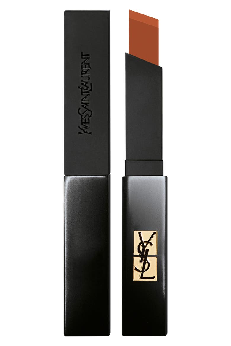 The Slim Velvet Radical Matte Lipstick, Main, color, 320 SCORCHING BROWN