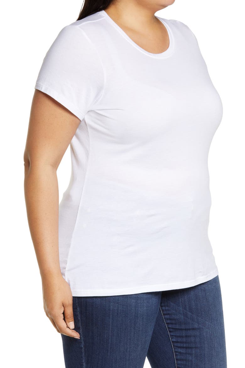 Jersey Crewneck Shirt, Alternate, color, WHITE