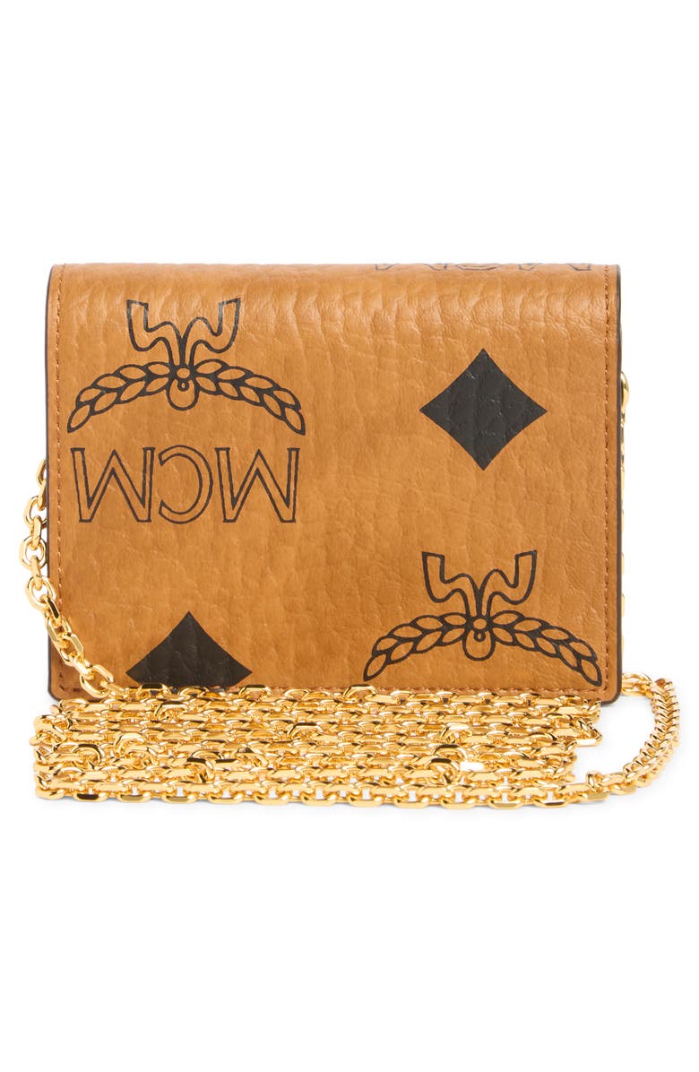 MCM Aren Wallet on a Chain Crossbody Bag, Alternate, color,