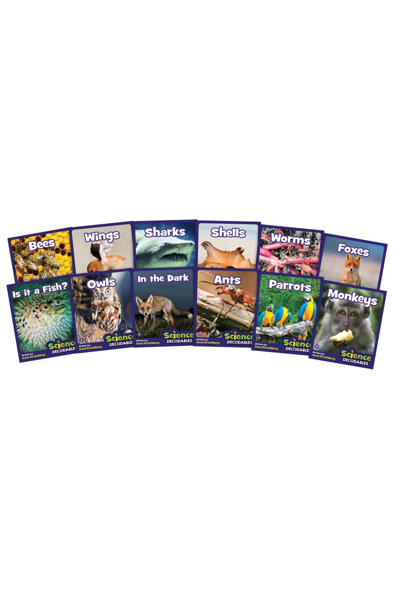 Science Decodables Phase 3 Nonfiction Educational Learning Set, Alternate, color, Multicolored
