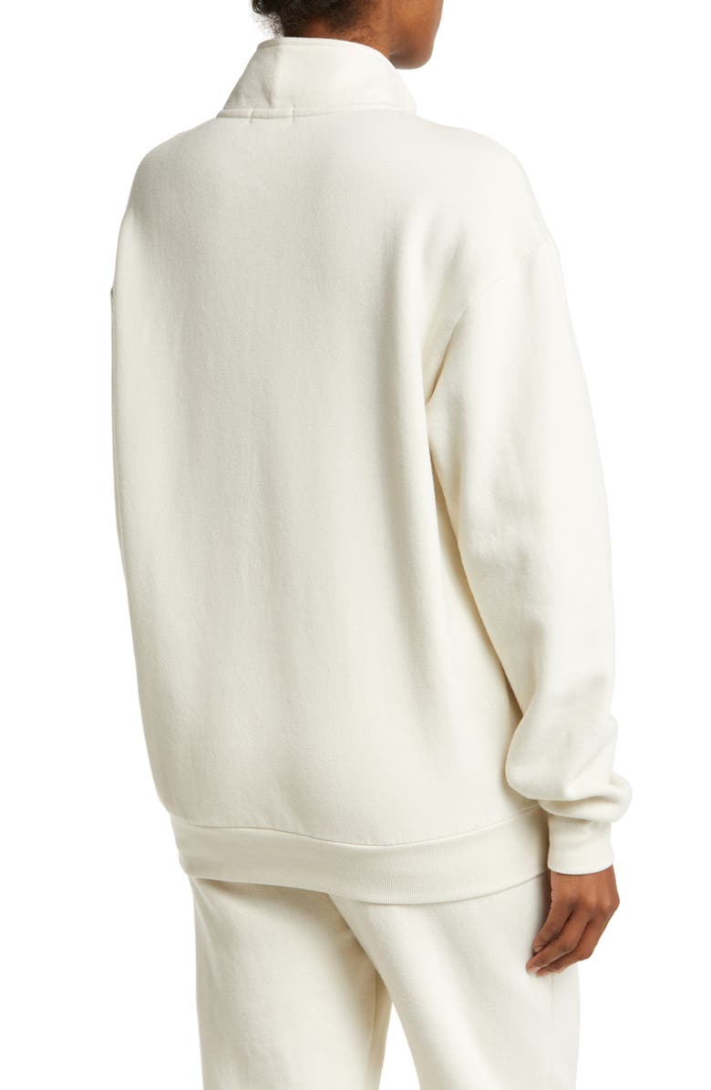 Beyond Yoga Recharge Half Zip Pullover, Alternate, color, Vintage White