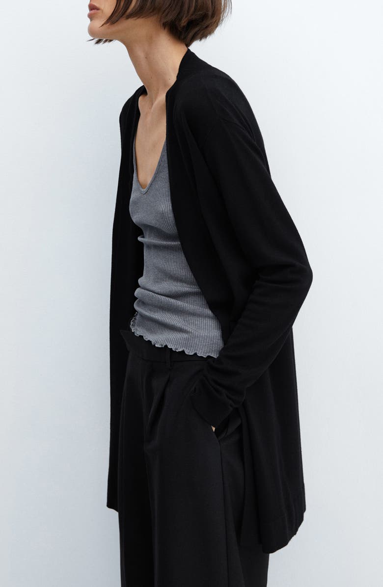 MANGO Longline Cardigan, Alternate, color,