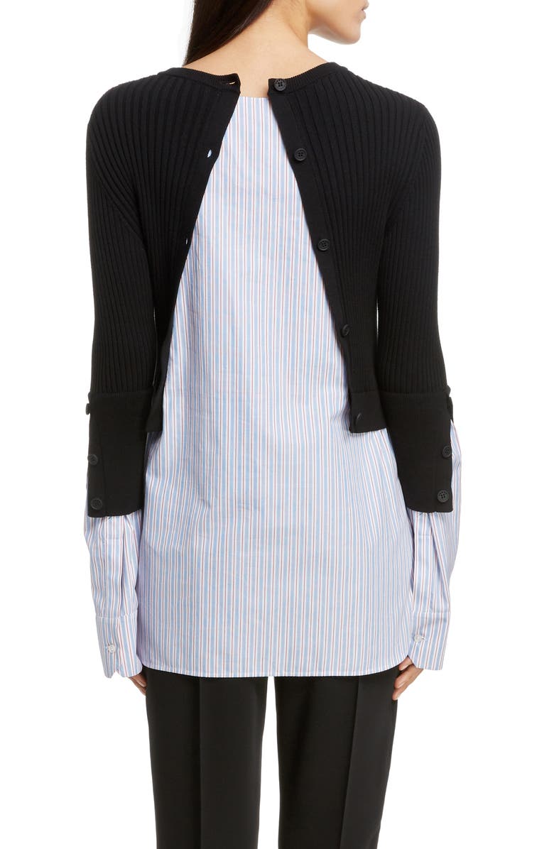 KENZO 2-in-1 Mixed Media Top, Alternate, color, 