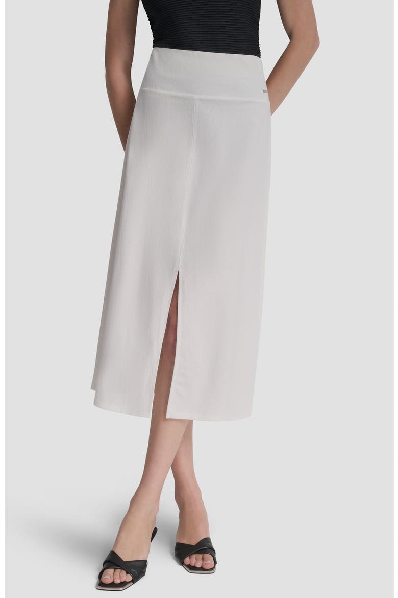 Arid A-Line Knit Midi Skirt, Main, color, IVORY