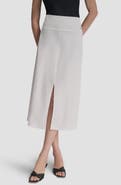 DKNY Arid A-Line Knit Midi Skirt