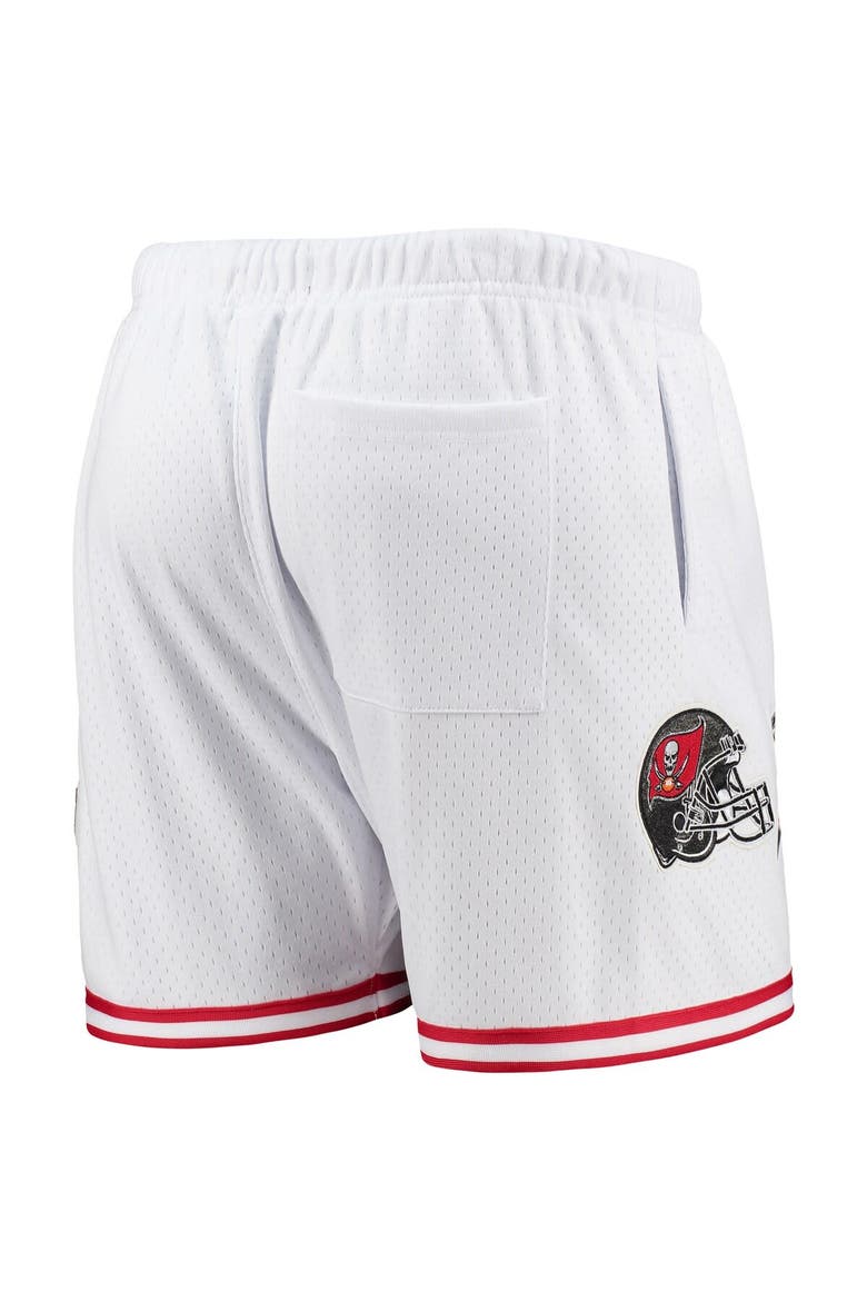 Men's Pro Standard White/Red Tampa Bay Buccaneers Mesh Shorts, Alternate, color, White