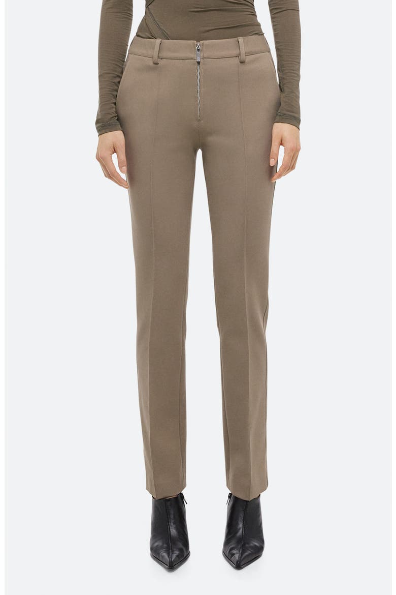 Pintuck Pleat Slim Pants, Main, color, TAUPE