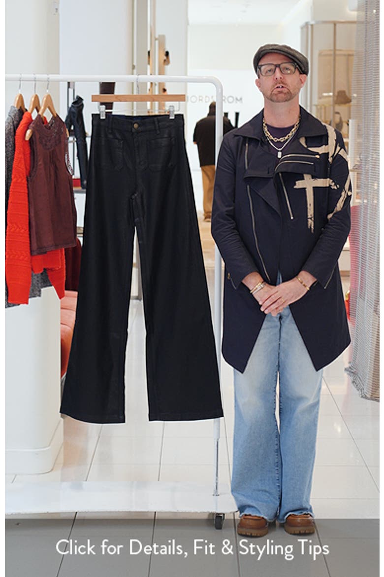 Cleo Coated Bootcut Jeans video