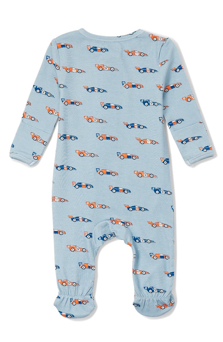 Hatley Grand Prix Footie, Alternate, color, Blue