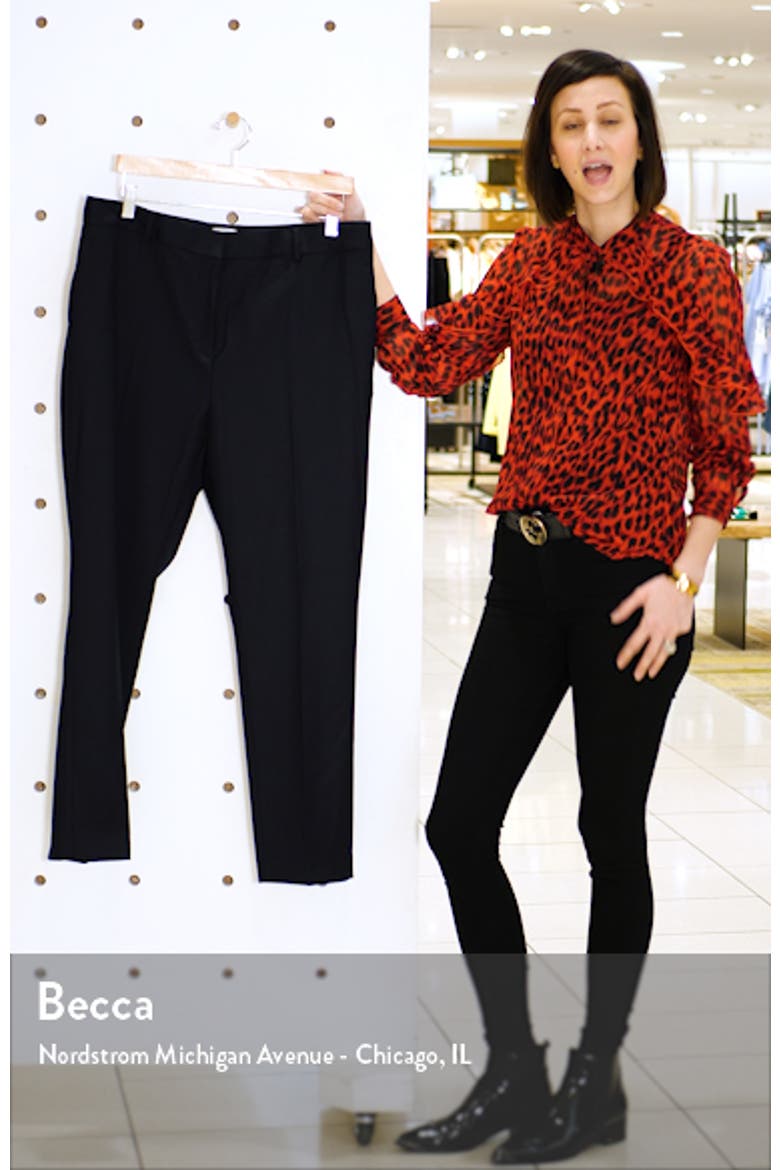 Fenton Stretch Wool Blend Slim Pants video