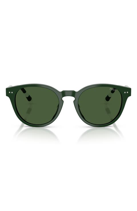 52mm Round Sunglasses