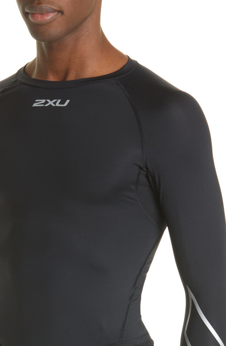 2XU Core Compression Long Sleeve Top, Alternate, color, 