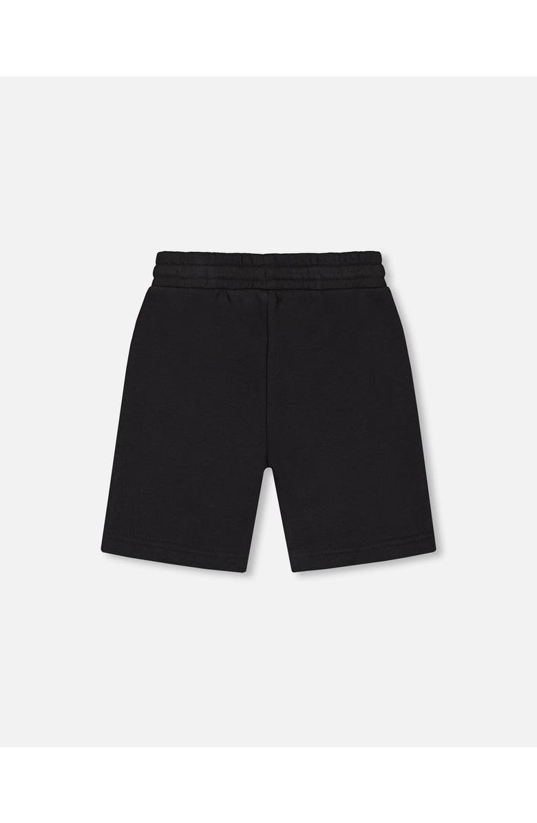 Deux par Deux Boy's French Terry Short With Zipper Pockets Black, Alternate, color,