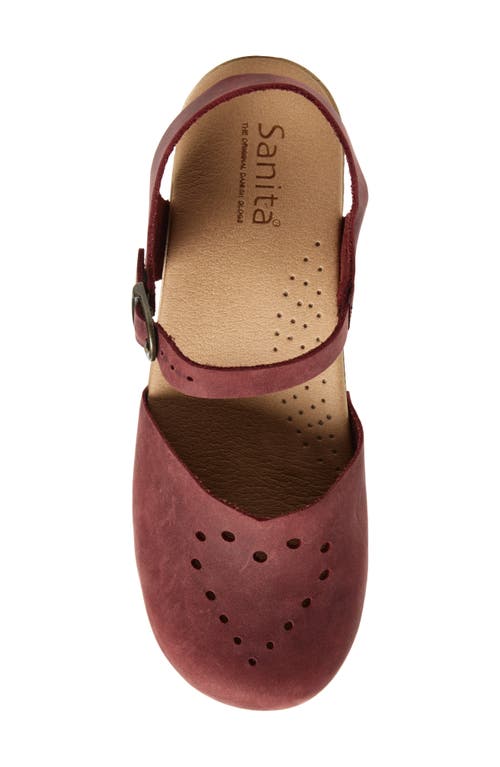 Sanita Heart Clog In Red