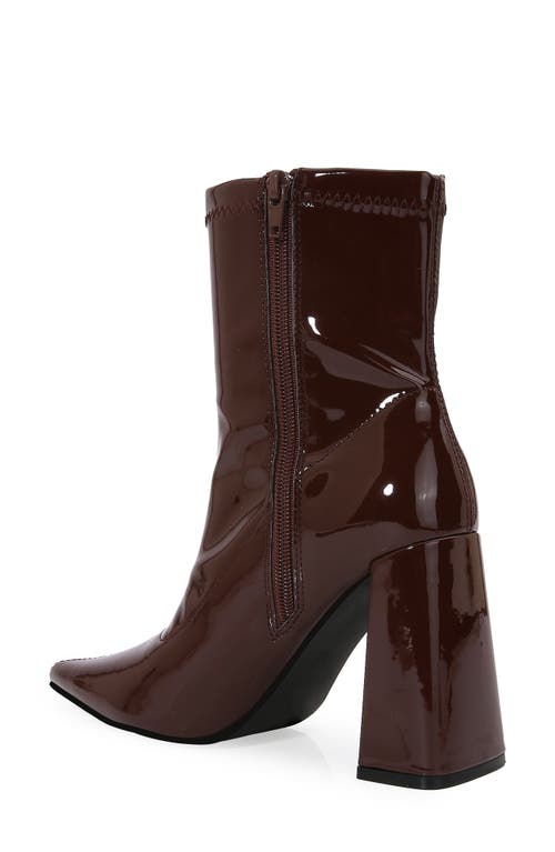 Berness Pointed Toe Bootie In Brown