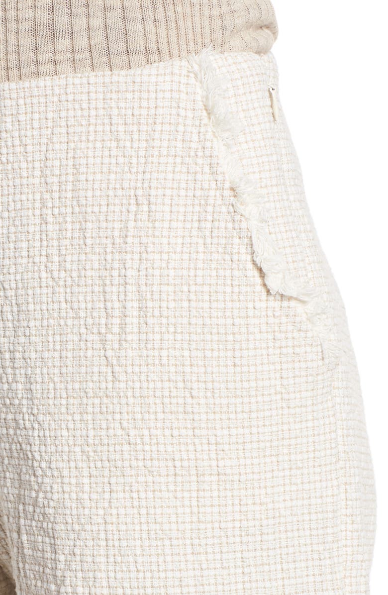 J.O.A. High Rise Tweed Shorts, Alternate, color, 