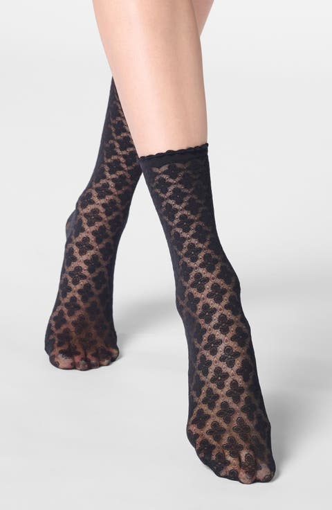 Lace Crew Socks