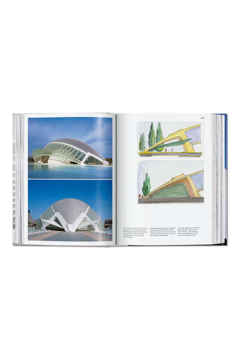 Calatrava Complete Works 1979-Today 45th ed English French German Book, Alternate, color, White