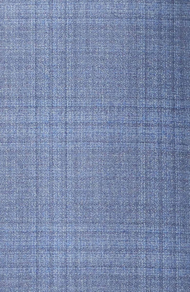 Emporio Armani Pale Blue Check Virgin Wool Sport Coat, Alternate, color, Light Blue