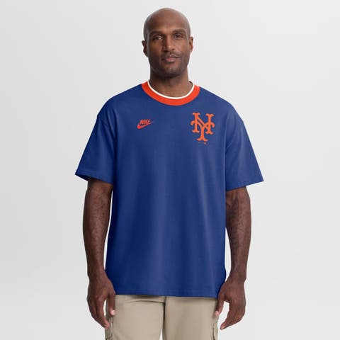 Men's Nike Royal New York Mets Cooperstown Collection Ringer T-Shirt