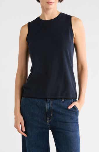 Double Layer Cotton Blend Tank
