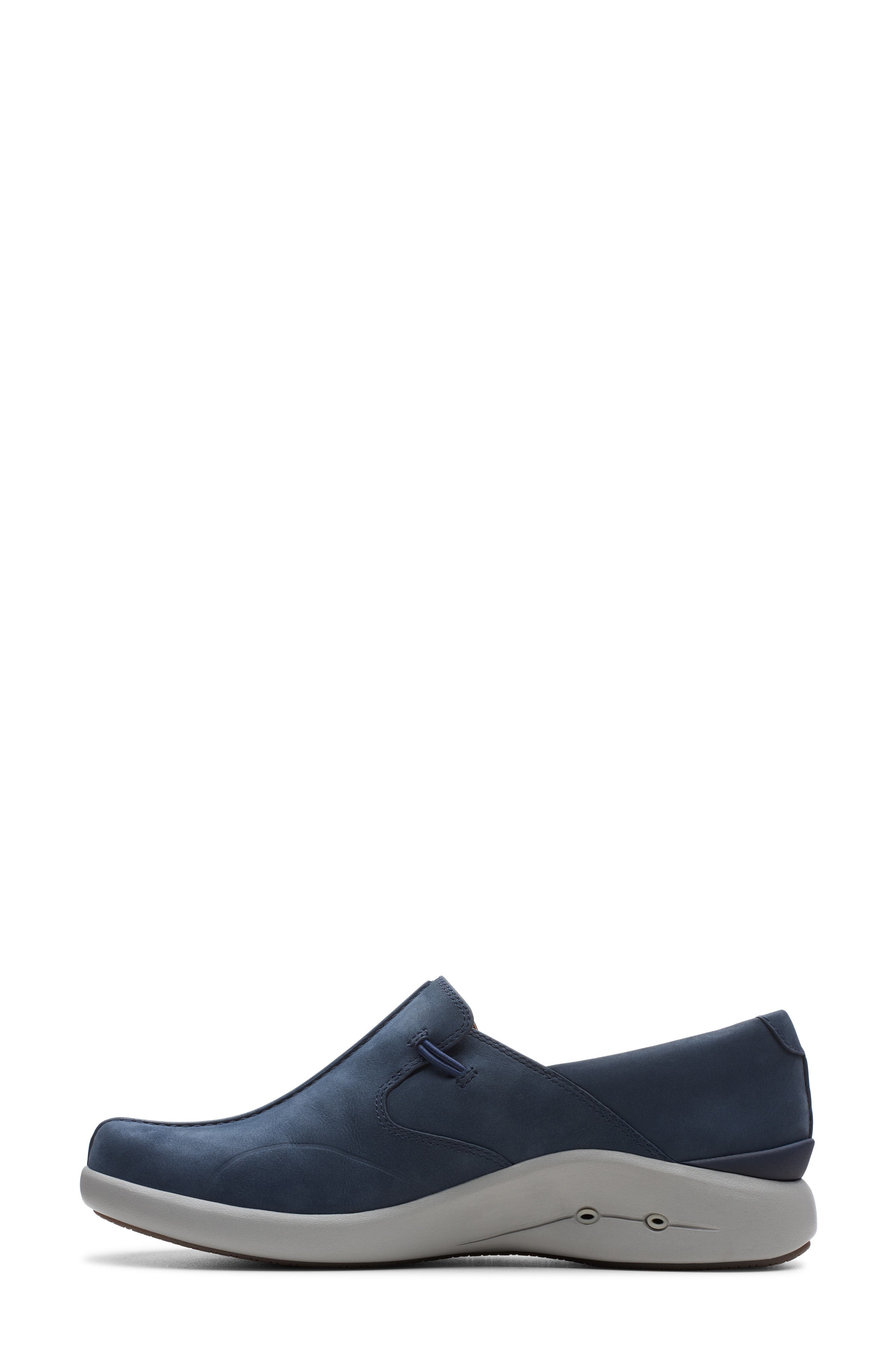 Un Loop 2 Walk Flat, Alternate, color, NAVY NUBUCK LEATHER