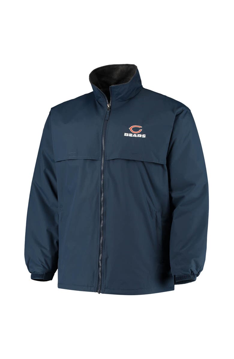 DUNBROOKE Men's Dunbrooke Navy Chicago Bears Triumph Fleece Full-Zip Jacket, Alternate, color, Navy