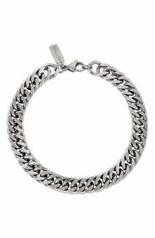 Men's Stainless Steel Curb Chain Bracelet