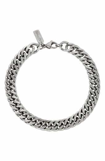 Men's Stainless Steel Curb Chain Bracelet