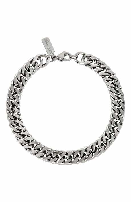 Men's Stainless Steel Curb Chain Bracelet