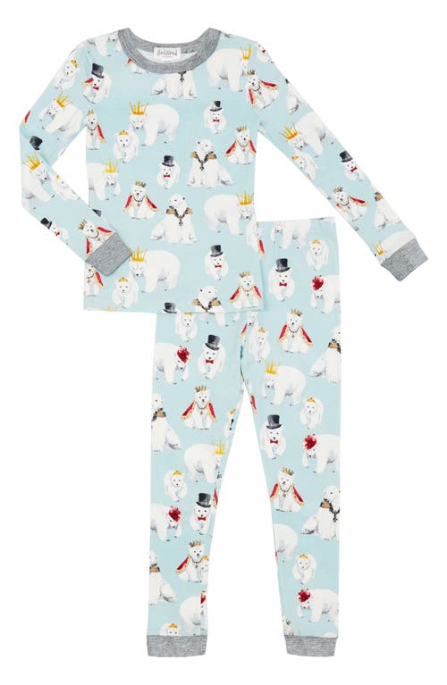 BedHead Pajamas Polar Bear Print Pajamas in Arctic Aristocrats 