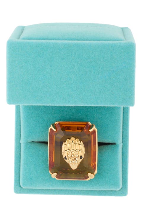 Crystal Cocktail Ring