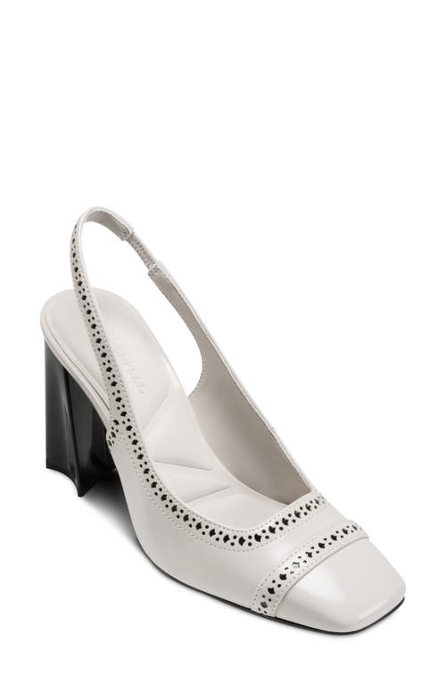 Karl Lagerfeld Paris Siofra Slingback Pump In Silver