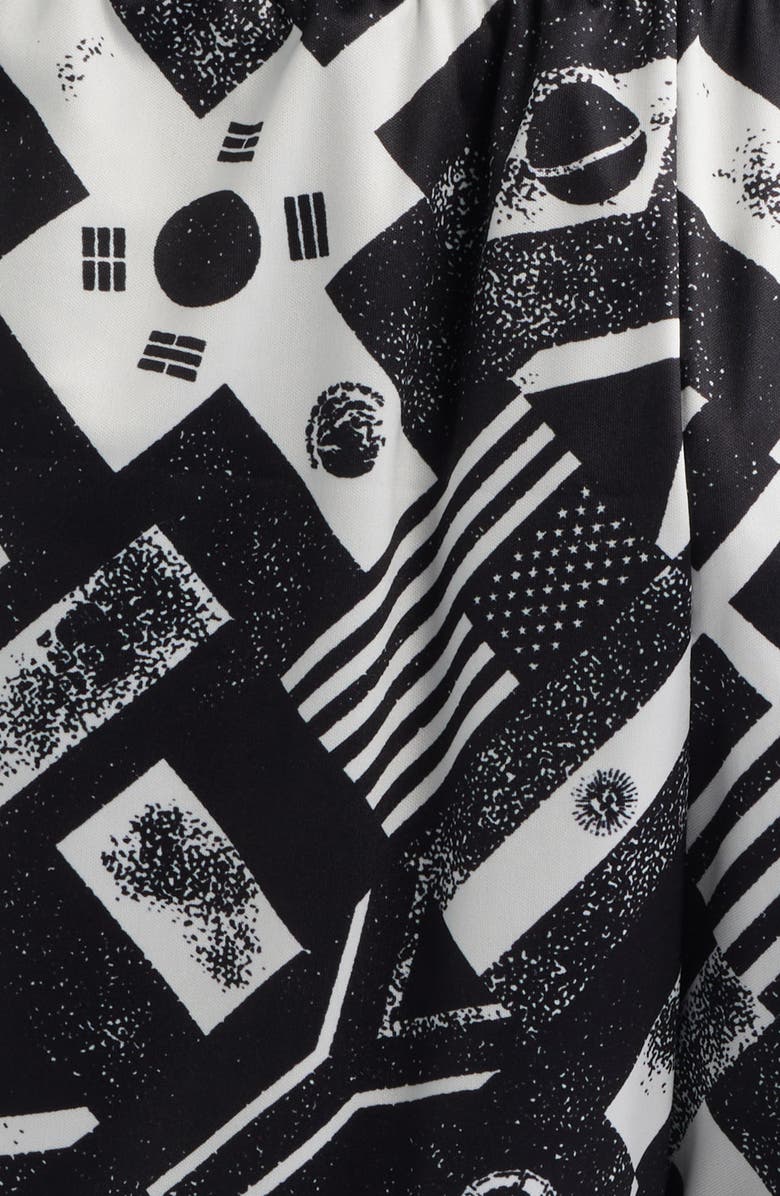 MARKET SMILEY<sup>®</sup> International Flag Soccer Shorts, Alternate, color, White