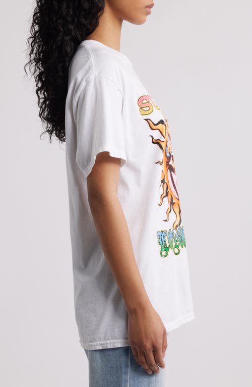 Merch Traffic Sublime Long Beach Graphic T-shirt In White