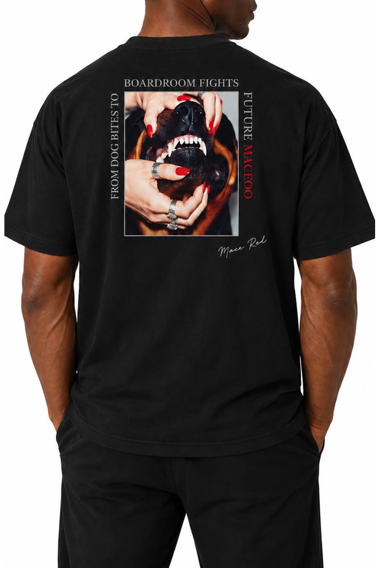 Mace Red Graphic T-Shirt, Alternate, color, BLACK