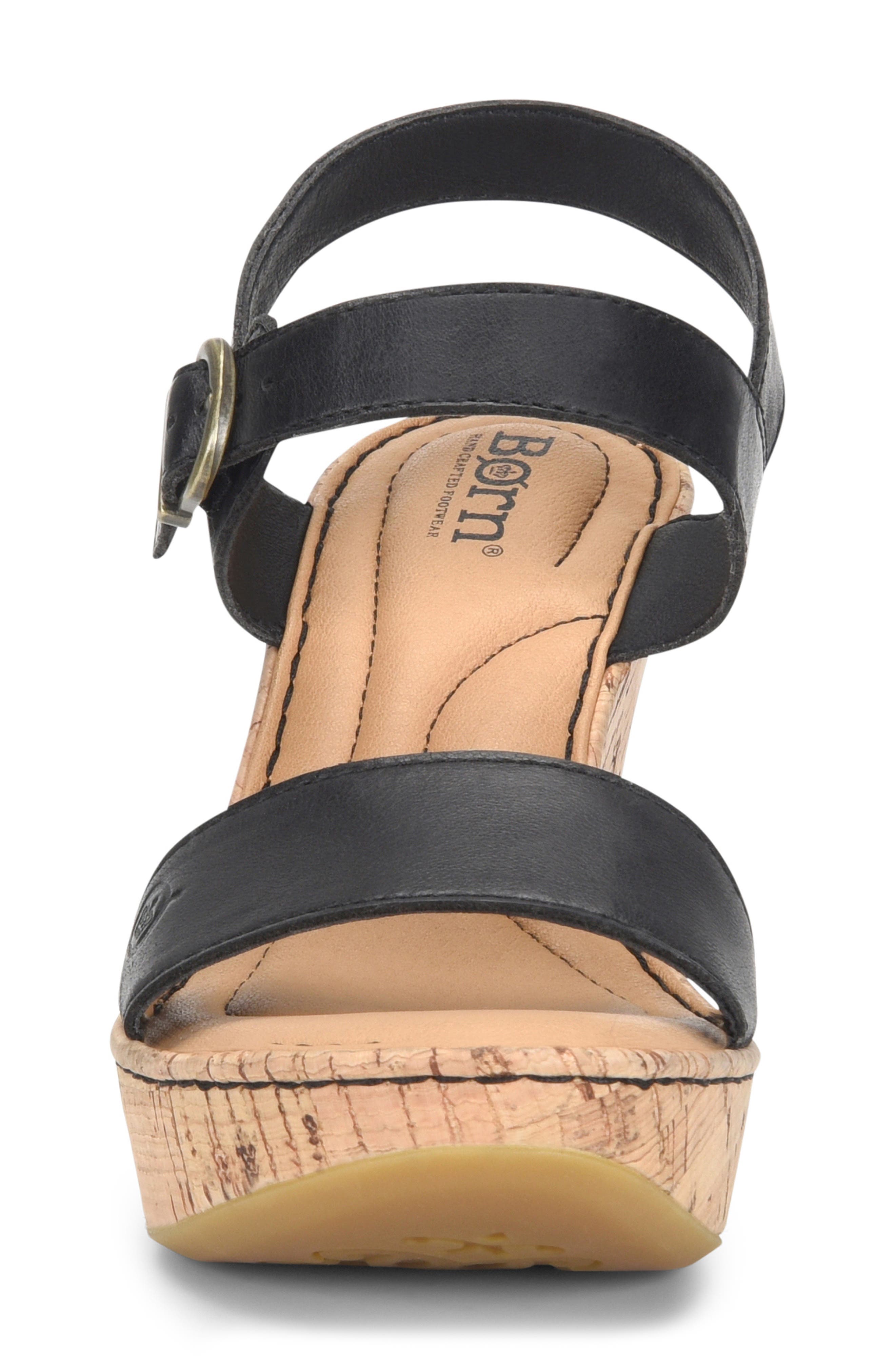 Børn Lenore Platform Wedge Sandal, Alternate, color, 