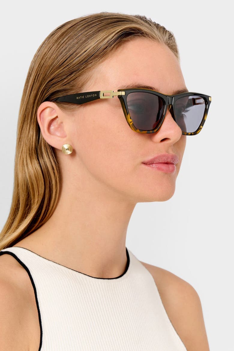 Marbella Sunglasses in Black Tortoiseshell Gradient, Alternate, color, Black Tortoiseshell