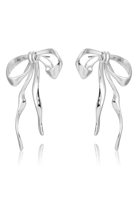 Organic Bow Earrings