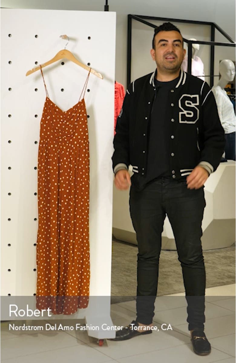 Ruched Wide Leg Jumpsuit, sales video thumbnail