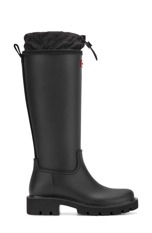 Hunter Downpour Womens Tall Boot In Black