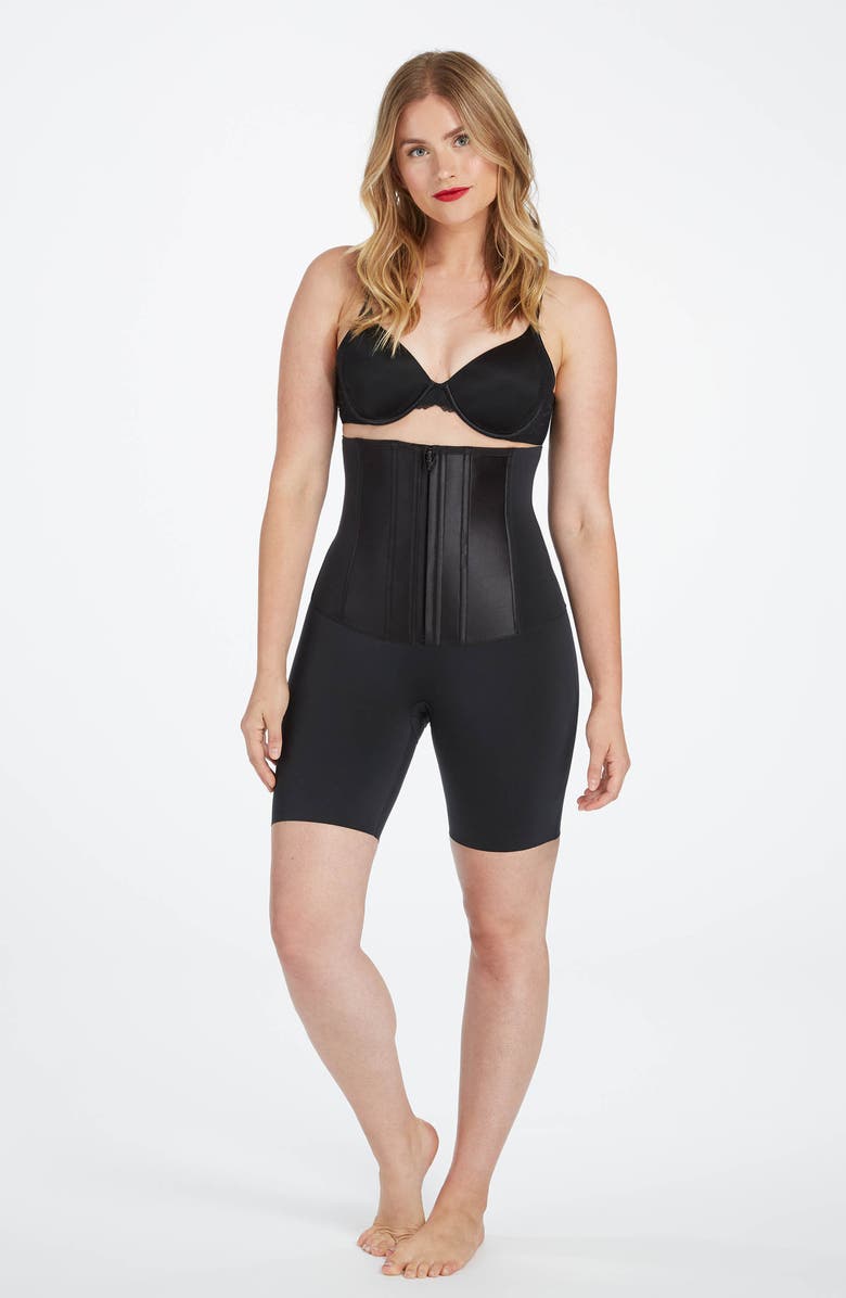SPANX<sup>®</sup> Under Sculpture High Waist Mid Thigh Corset Shaper, Alternate, color,