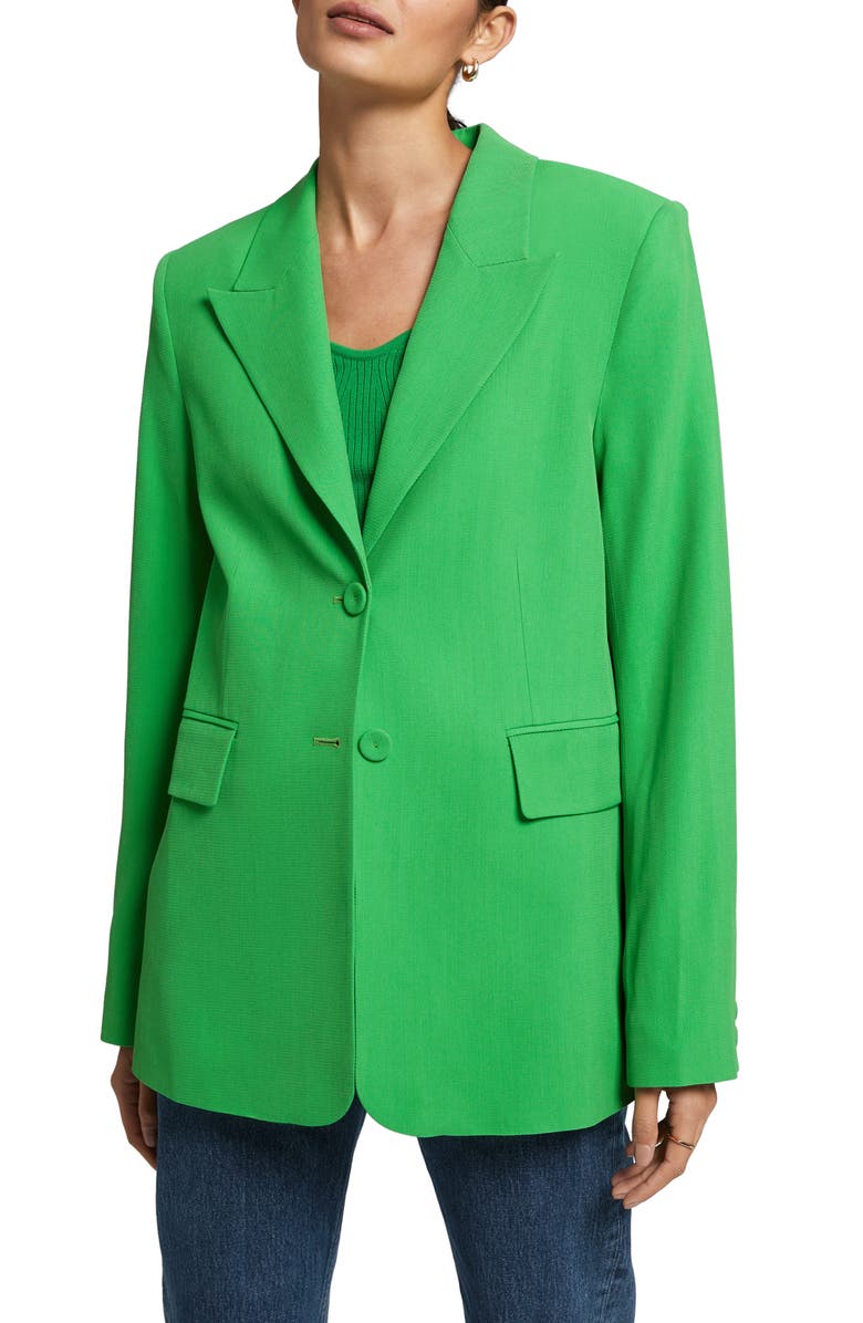 & Other Stories Peaked Lapel Blazer, Main, color, 
