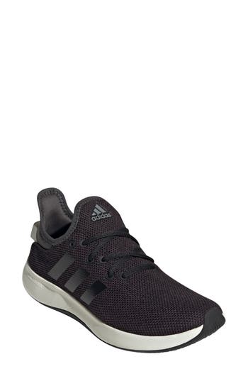 Adidas Originals Adidas Cloudfoam Pure Running Shoe In Black/black/grey