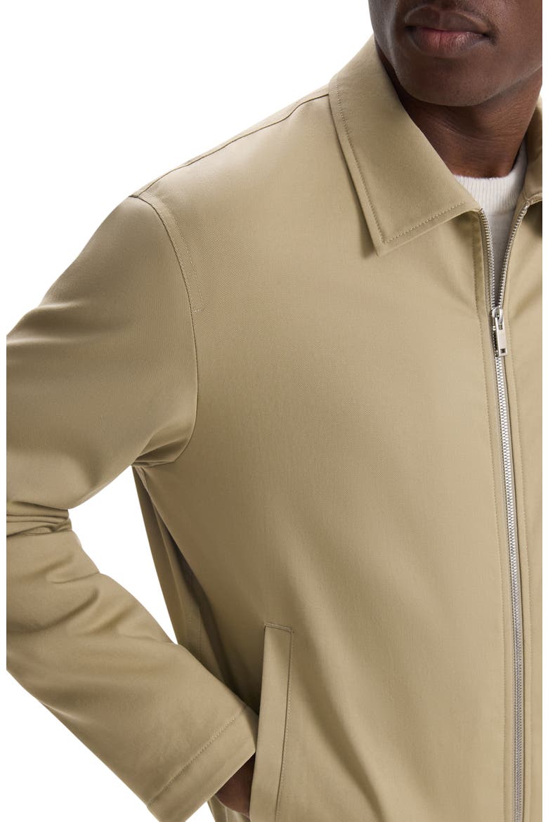 Cotton Twill Zip Cuff Bomber Jacket (Men) | Nordstrom