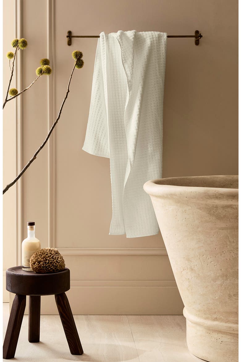 Turkish Waffle Bath Towel, Alternate, color, CREAM