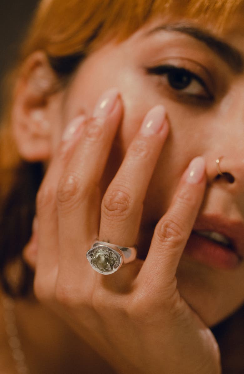 FARIS Grand Cubic Zirconia Ring, Alternate, color, Sterling Silver