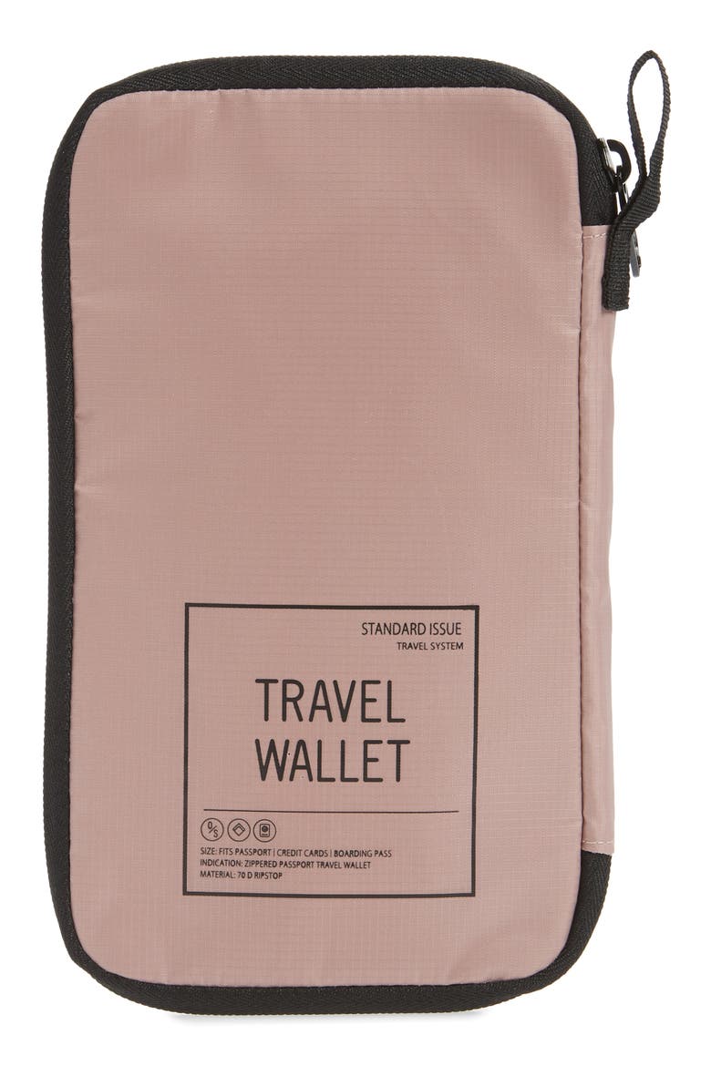 Travel Wallet, Alternate, color, ASH ROSE