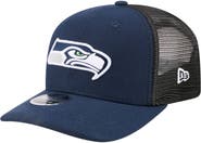 New Era Men's New Era College Navy Seattle Seahawks 9SEVENTY Trucker Adjustable Hat