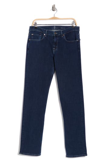 Seven Slimmy Squiggle Slim Straight Leg Jeans In Carbon